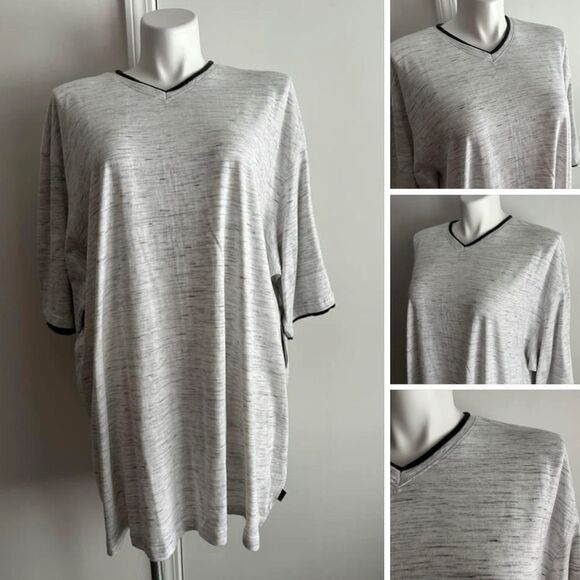NWT Gray T-Shirt, Size 4XLT, Lee - Picture 1 of 8